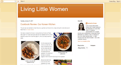 Desktop Screenshot of livinglittlewomen.blogspot.com