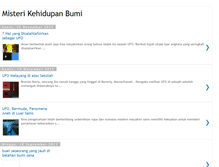 Tablet Screenshot of misterikehidupanbumi.blogspot.com