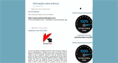 Desktop Screenshot of antivirusbr.blogspot.com