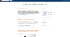Desktop Screenshot of diliman-diary-sidebars.blogspot.com