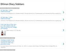 Tablet Screenshot of diliman-diary-sidebars.blogspot.com