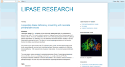 Desktop Screenshot of lipase-research.blogspot.com