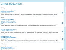 Tablet Screenshot of lipase-research.blogspot.com