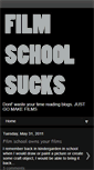 Mobile Screenshot of filmschoolsucks.blogspot.com