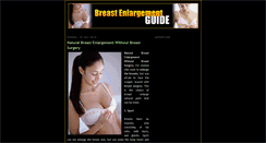 Desktop Screenshot of naturalbreastenlargementguide.blogspot.com