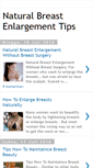 Mobile Screenshot of naturalbreastenlargementguide.blogspot.com