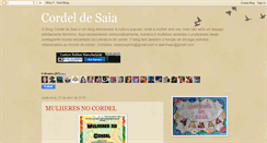 Desktop Screenshot of cordeldesaia.blogspot.com