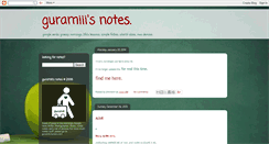 Desktop Screenshot of guramisnotes.blogspot.com