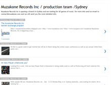 Tablet Screenshot of muzakonerecordsinc.blogspot.com
