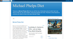 Desktop Screenshot of michaelphelps-diet.blogspot.com