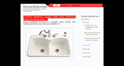 Desktop Screenshot of discountkitchensinks.blogspot.com