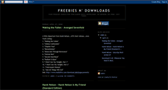 Desktop Screenshot of freebiesndownloads.blogspot.com
