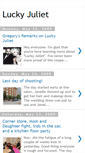 Mobile Screenshot of luckyjulietmovie.blogspot.com