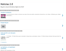 Tablet Screenshot of claseperiodismodigital.blogspot.com