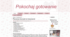 Desktop Screenshot of pokochajgotowanie.blogspot.com