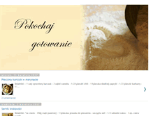 Tablet Screenshot of pokochajgotowanie.blogspot.com