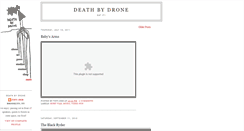 Desktop Screenshot of deathbydrone.blogspot.com