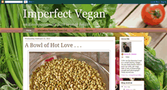 Desktop Screenshot of imperfectvegan.blogspot.com