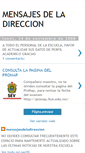 Mobile Screenshot of mensajesdeladireccion.blogspot.com