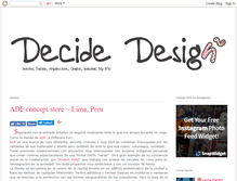 Tablet Screenshot of decidedesign.blogspot.com