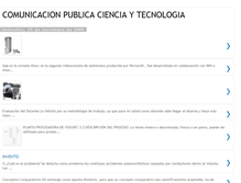 Tablet Screenshot of cienciaytecnologiapublica.blogspot.com