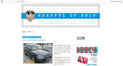 Desktop Screenshot of heapfulofhelp.blogspot.com