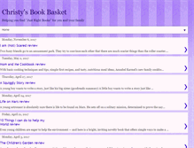 Tablet Screenshot of christysbookbasket.blogspot.com