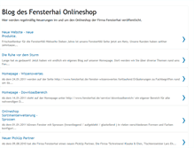 Tablet Screenshot of fensterhai-blog.blogspot.com