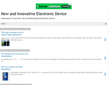 Tablet Screenshot of newelectronic-info.blogspot.com