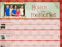 Tablet Screenshot of holdontothememories.blogspot.com