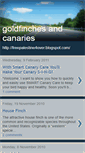 Mobile Screenshot of goldfinshcanaries.blogspot.com