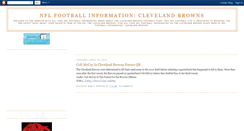 Desktop Screenshot of nflfantasyfootballclevelandbrowns.blogspot.com