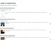 Tablet Screenshot of julesinantarctica.blogspot.com