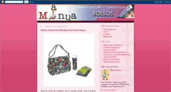 Desktop Screenshot of modamanuabolsos.blogspot.com
