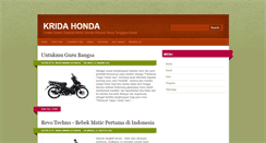 Desktop Screenshot of krida-honda.blogspot.com