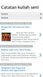 Mobile Screenshot of kuliah-seni.blogspot.com