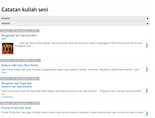 Tablet Screenshot of kuliah-seni.blogspot.com