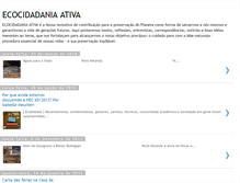 Tablet Screenshot of eco-cidadania.blogspot.com