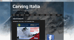 Desktop Screenshot of carvingitalia.blogspot.com