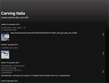 Tablet Screenshot of carvingitalia.blogspot.com