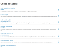 Tablet Screenshot of grilles-sudoku.blogspot.com
