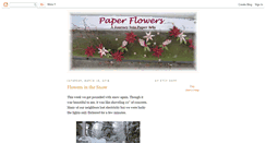 Desktop Screenshot of paperflowers1.blogspot.com