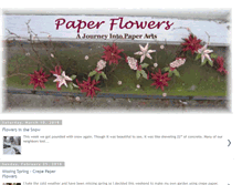 Tablet Screenshot of paperflowers1.blogspot.com