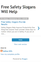 Mobile Screenshot of freesafetyslogans123.blogspot.com