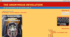 Desktop Screenshot of anonymousrevolution.blogspot.com