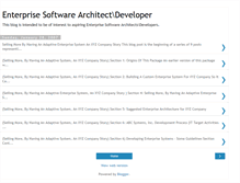 Tablet Screenshot of enterprisesoftwaredeveloper.blogspot.com
