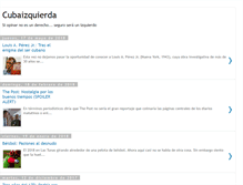Tablet Screenshot of cubaizquierda.blogspot.com