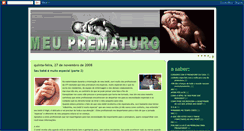 Desktop Screenshot of meuprematuro.blogspot.com