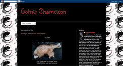 Desktop Screenshot of gothicchameleon.blogspot.com