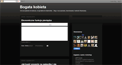 Desktop Screenshot of bogata-kobieta.blogspot.com